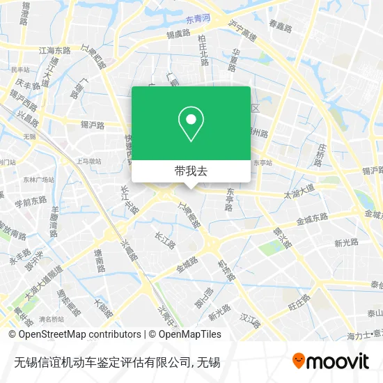 无锡信谊机动车鉴定评估有限公司地图
