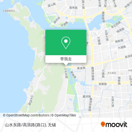 山水东路/高浪路(路口)地图