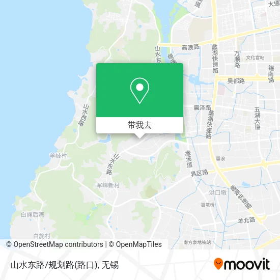 山水东路/规划路(路口)地图