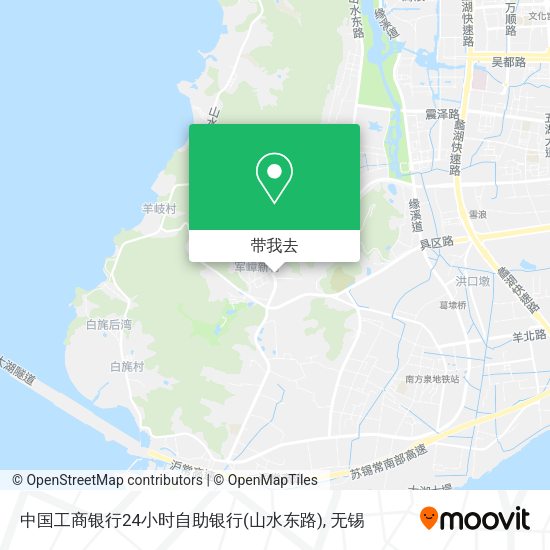 中国工商银行24小时自助银行(山水东路)地图
