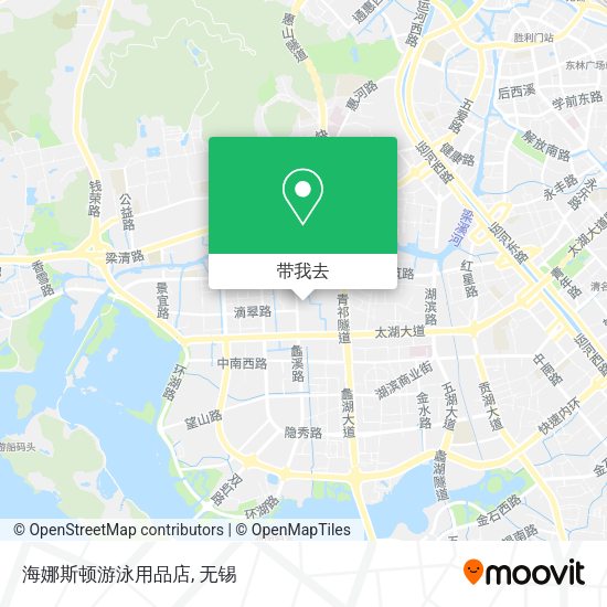 海娜斯顿游泳用品店地图