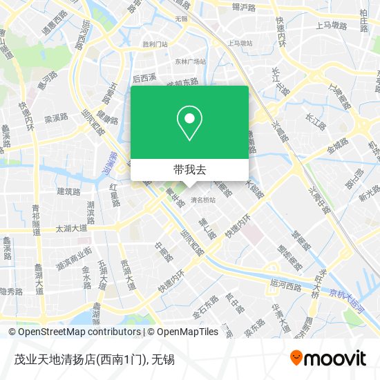 茂业天地清扬店(西南1门)地图