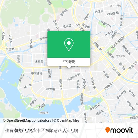 佳有潮宠(无锡滨湖区东顾巷路店)地图