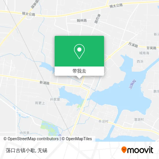 荡口古镇小歇地图