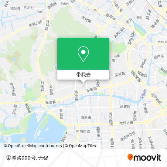 梁溪路999号地图