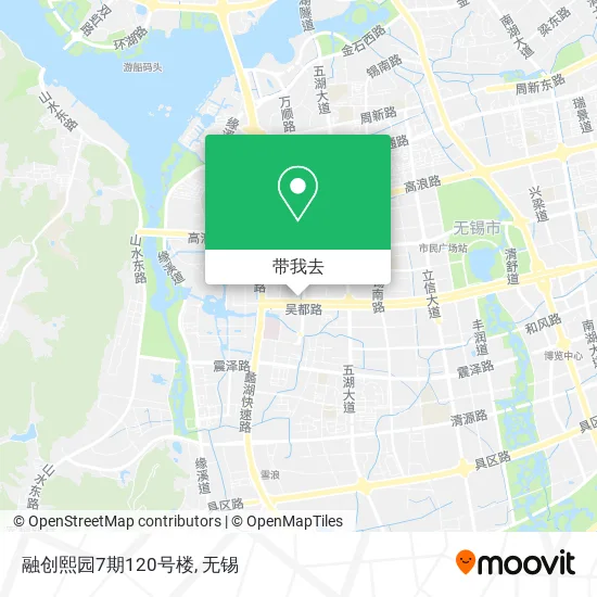 融创熙园7期120号楼地图