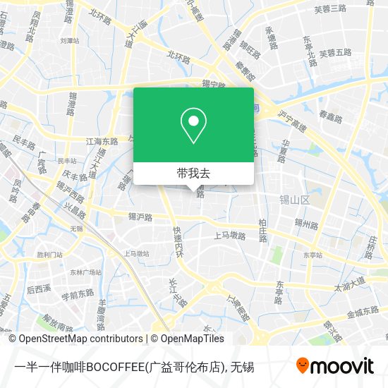 一半一伴咖啡BOCOFFEE(广益哥伦布店)地图