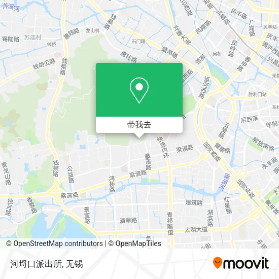河埒口派出所地图