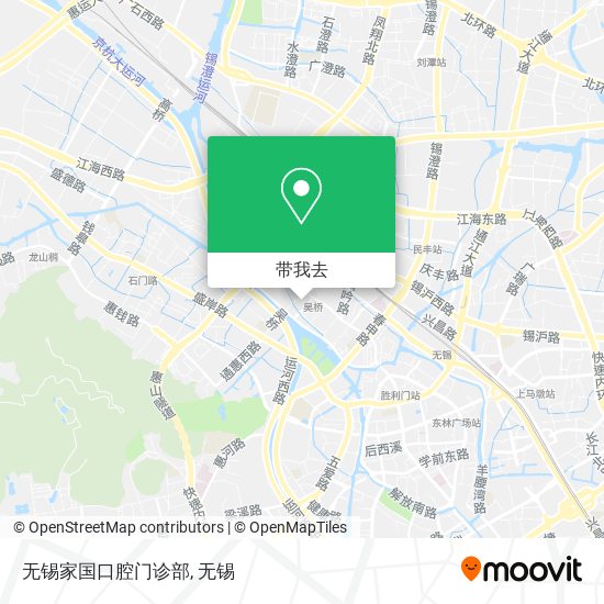 无锡家国口腔门诊部地图