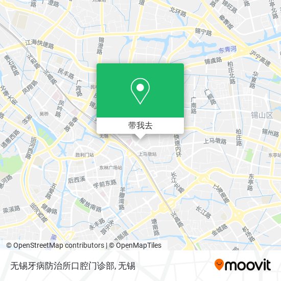 无锡牙病防治所口腔门诊部地图
