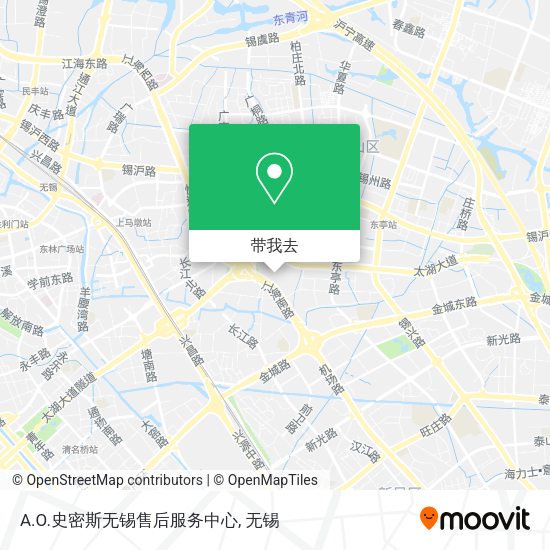A.O.史密斯无锡售后服务中心地图
