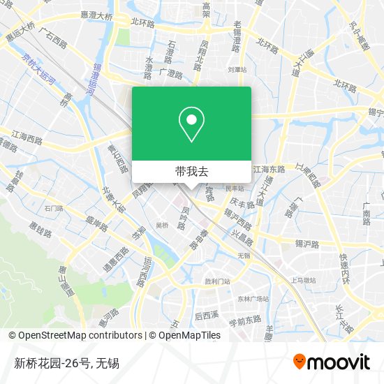 新桥花园-26号地图