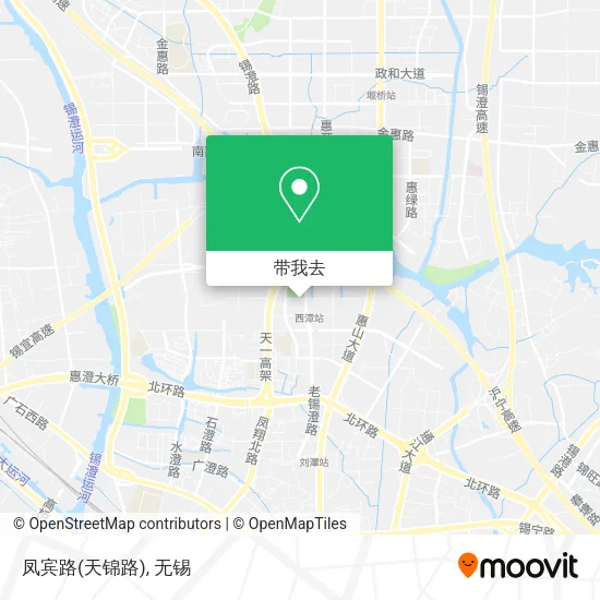 凤宾路(天锦路)地图