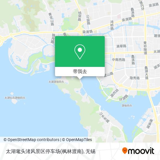 太湖鼋头渚风景区停车场(枫林渡南)地图