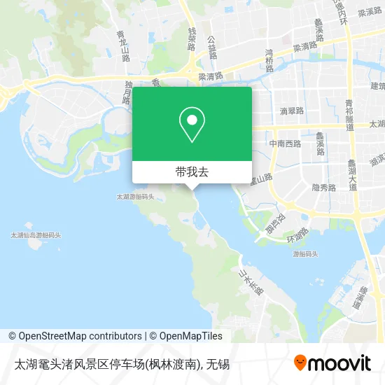 太湖鼋头渚风景区停车场(枫林渡南)地图