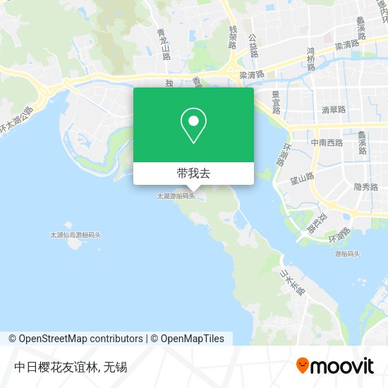 中日樱花友谊林地图