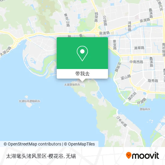 太湖鼋头渚风景区-樱花谷地图