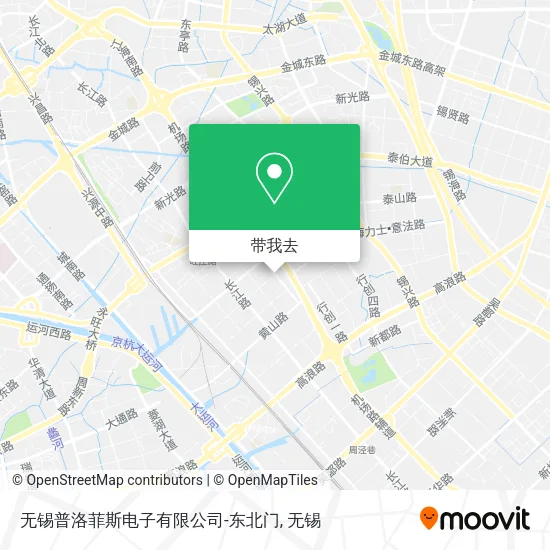 无锡普洛菲斯电子有限公司-东北门地图