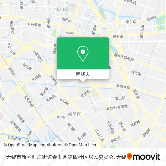 无锡市新区旺庄街道春潮园第四社区居民委员会地图