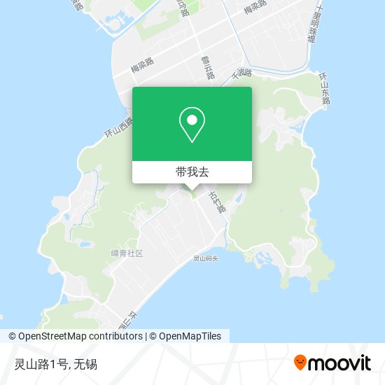 灵山路1号地图