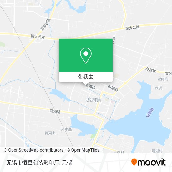 无锡市恒昌包装彩印厂地图