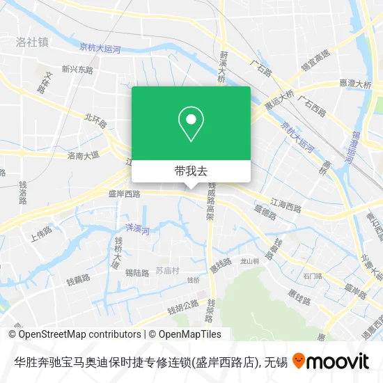华胜奔驰宝马奥迪保时捷专修连锁(盛岸西路店)地图