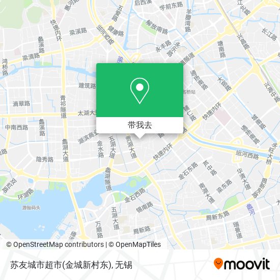 苏友城市超市(金城新村东)地图