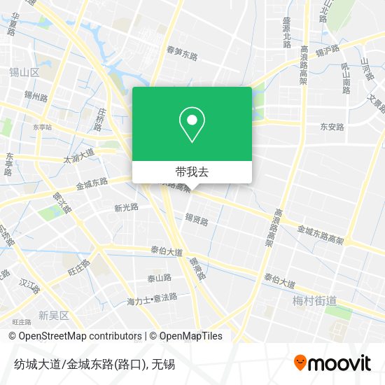 纺城大道/金城东路(路口)地图