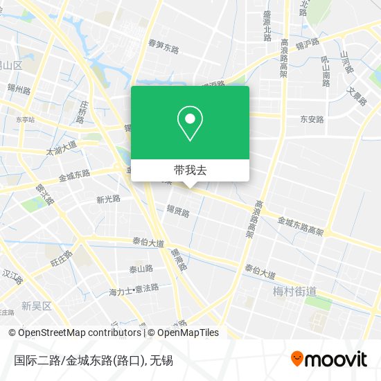 国际二路/金城东路(路口)地图