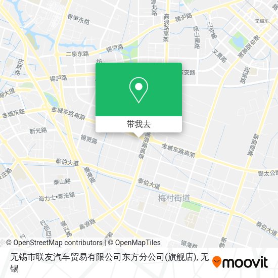 无锡市联友汽车贸易有限公司东方分公司(旗舰店)地图