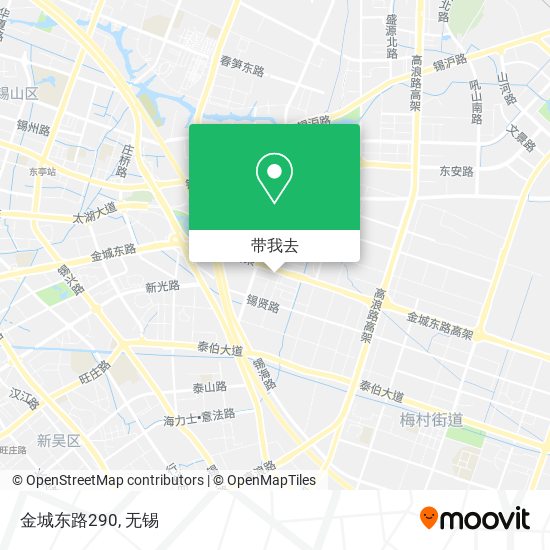 金城东路290地图