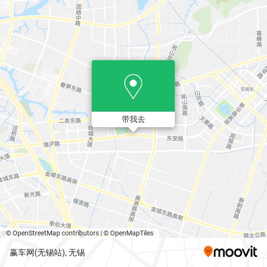 赢车网(无锡站)地图