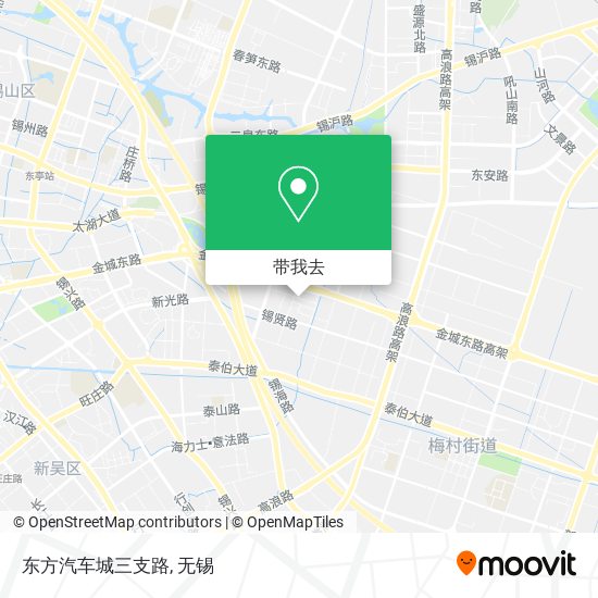 东方汽车城三支路地图