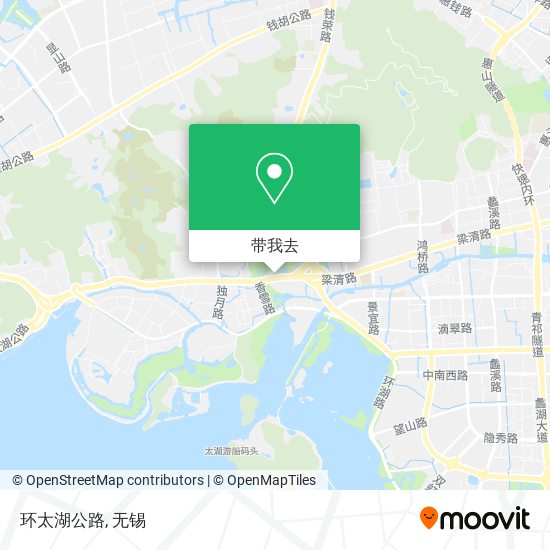 环太湖公路地图
