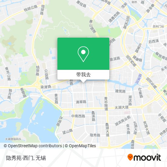 隐秀苑-西门地图