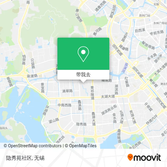 隐秀苑社区地图