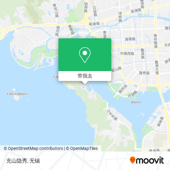 充山隐秀地图