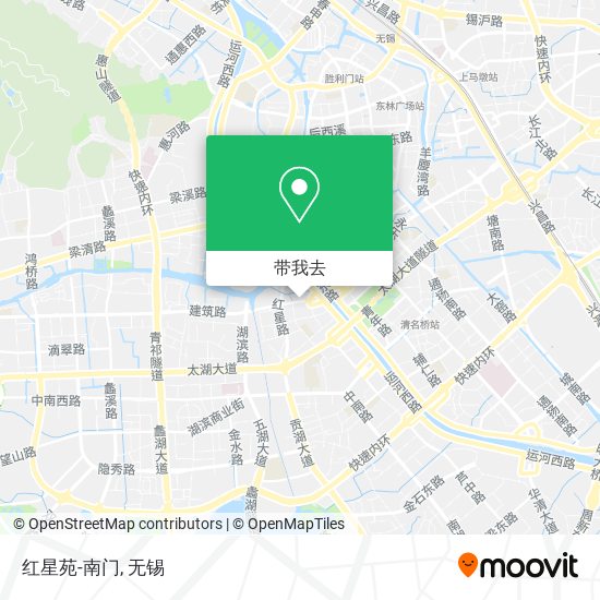 红星苑-南门地图