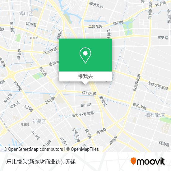 乐比馒头(新东坊商业街)地图