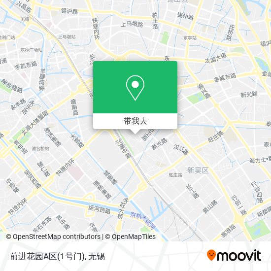 前进花园A区(1号门)地图