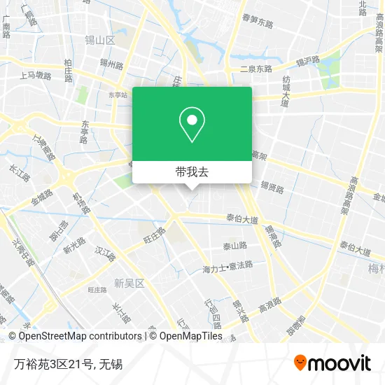 万裕苑3区21号地图
