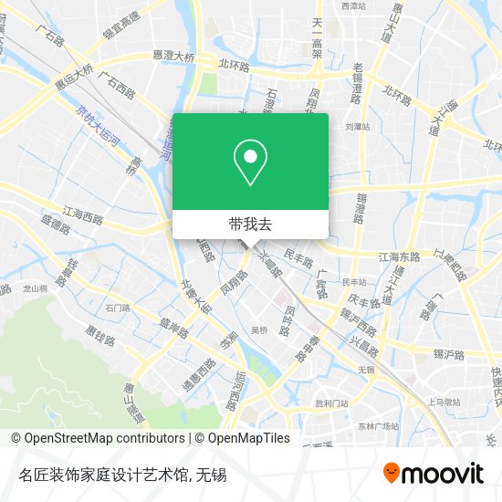 名匠装饰家庭设计艺术馆地图