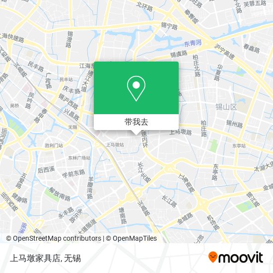 上马墩家具店地图