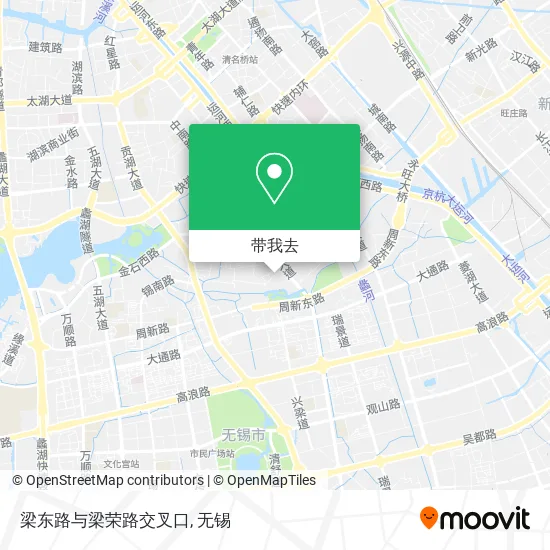 梁东路与梁荣路交叉口地图