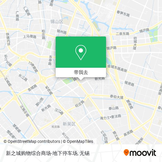 新之城购物综合商场-地下停车场地图
