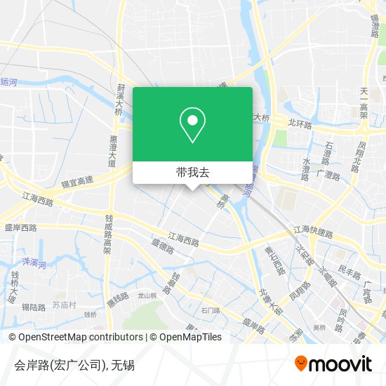 会岸路(宏广公司)地图