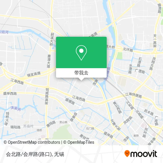 会北路/会岸路(路口)地图