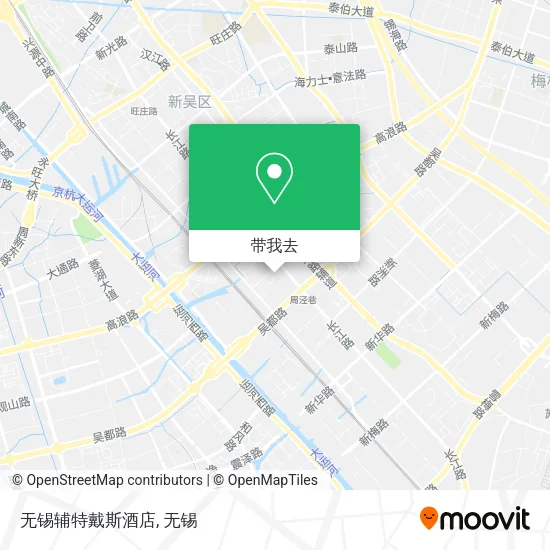 无锡辅特戴斯酒店地图