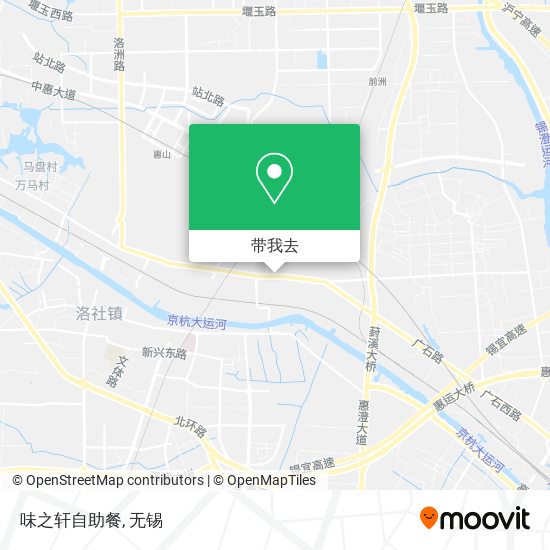 味之轩自助餐地图