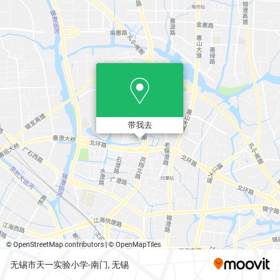 无锡市天一实验小学-南门地图